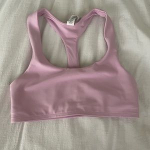 Alo Yoga Sugarplum Pink Airlift Racerback Bra